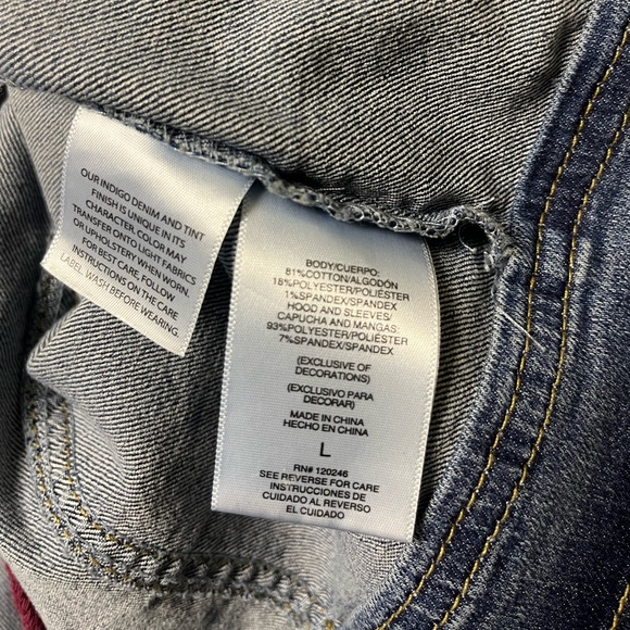 Wallflower Indigo Denim Jean Jacket - Picture 5 of 5